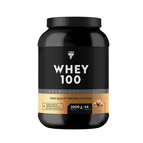 Trec Nutrition Gold Core Gold Core Whey 100, Cookies - 2000 grams