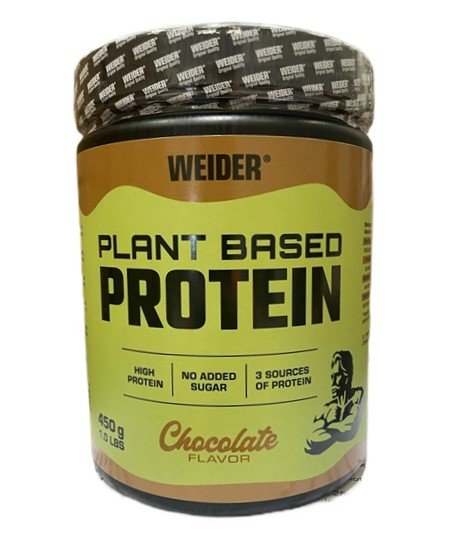 Weider Plant Based Protein, Chocolate - 450 grams