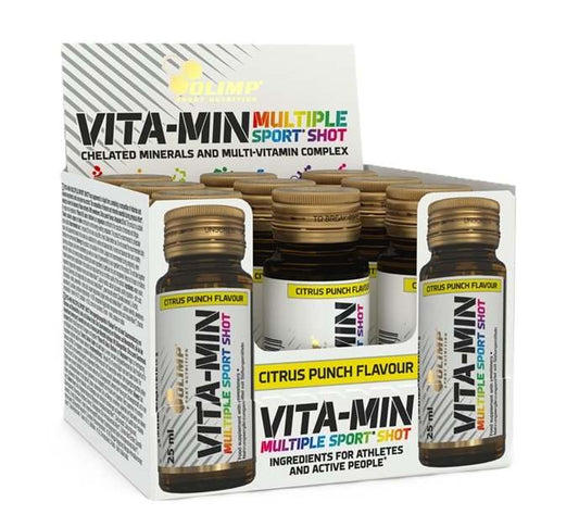 Olimp Nutrition Vita-Min Multiple Sport Shot, Citrus Punch - 9 x 25 ml.