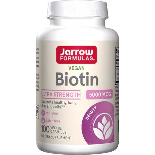 Jarrow Formulas Biotin, 5000mcg - 100 vcaps