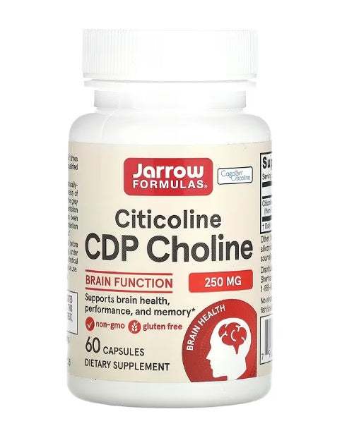 Jarrow Formulas Citicoline CDP Choline, 250mg - 60 caps