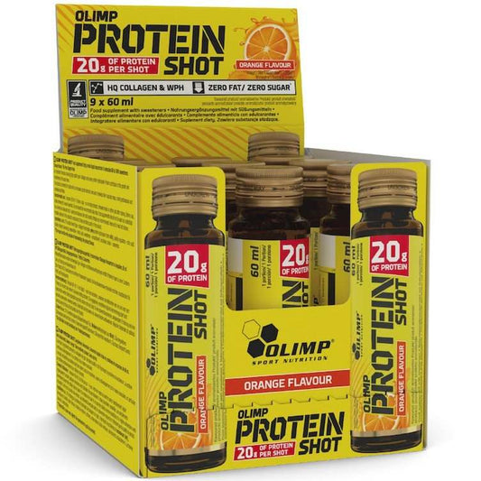 Olimp Nutrition Protein Shot, Orange - 9 x 60 ml.