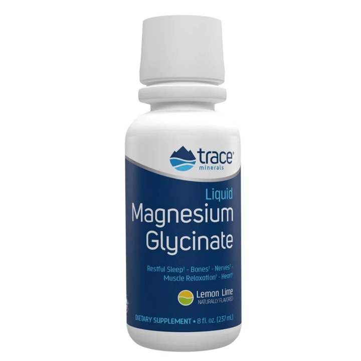 Trace Minerals Liquid Magnesium Glycinate, Lemon Lime - 237 ml.