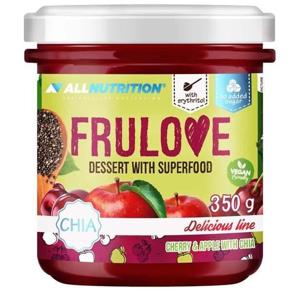 Allnutrition Frulove Dessert with Superfood, Cherry & Apple with Chia - 350 grams