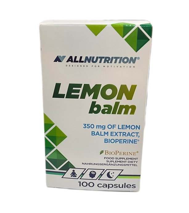 Allnutrition Lemon Balm, 350mg - 100 caps