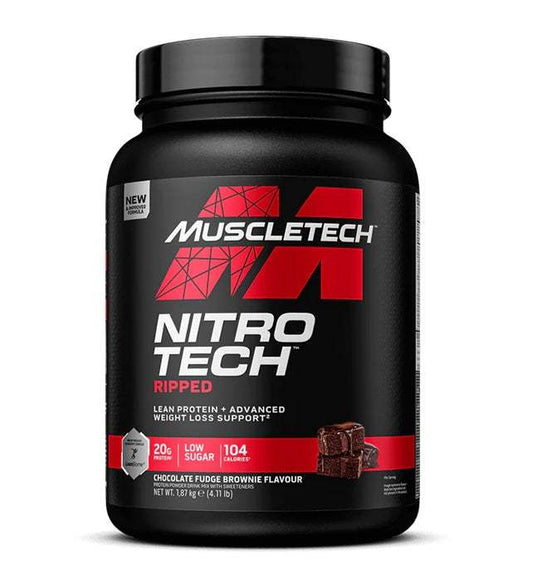 MuscleTech Nitro-Tech Ripped, Chocolate Fudge Brownie - 1870 grams