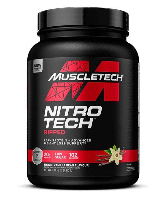 MuscleTech Nitro-Tech Ripped, French Vanilla Bean - 1810 grams