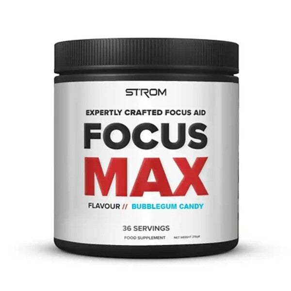 Strom Sports FocusMax, Bubblegum Candy - 216 grams