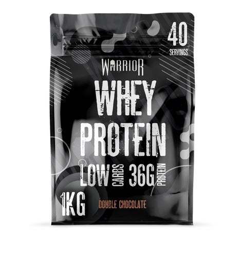 Warrior Whey Protein, Double Chocolate - 1000 grams