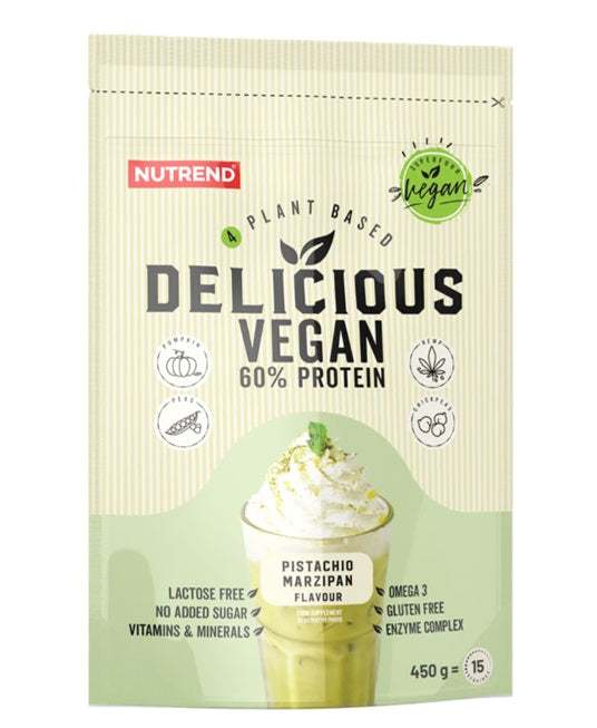 Nutrend Delicious Vegan, Pistachio Marzipan - 450 grams