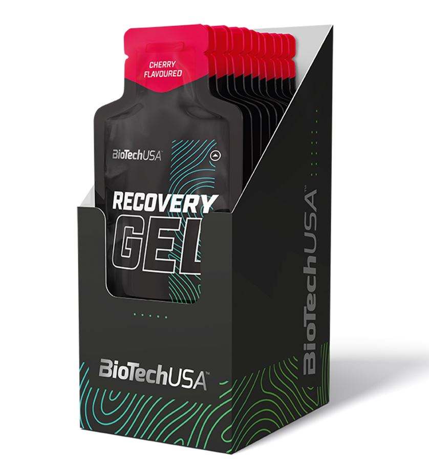 BioTechUSA Recovery Gel, Cherry - 12 x 40g