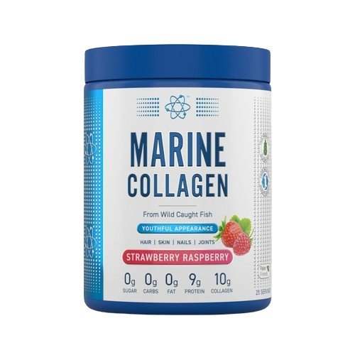 Applied Nutrition Marine Collagen, Strawberry Raspberry - 300 grams