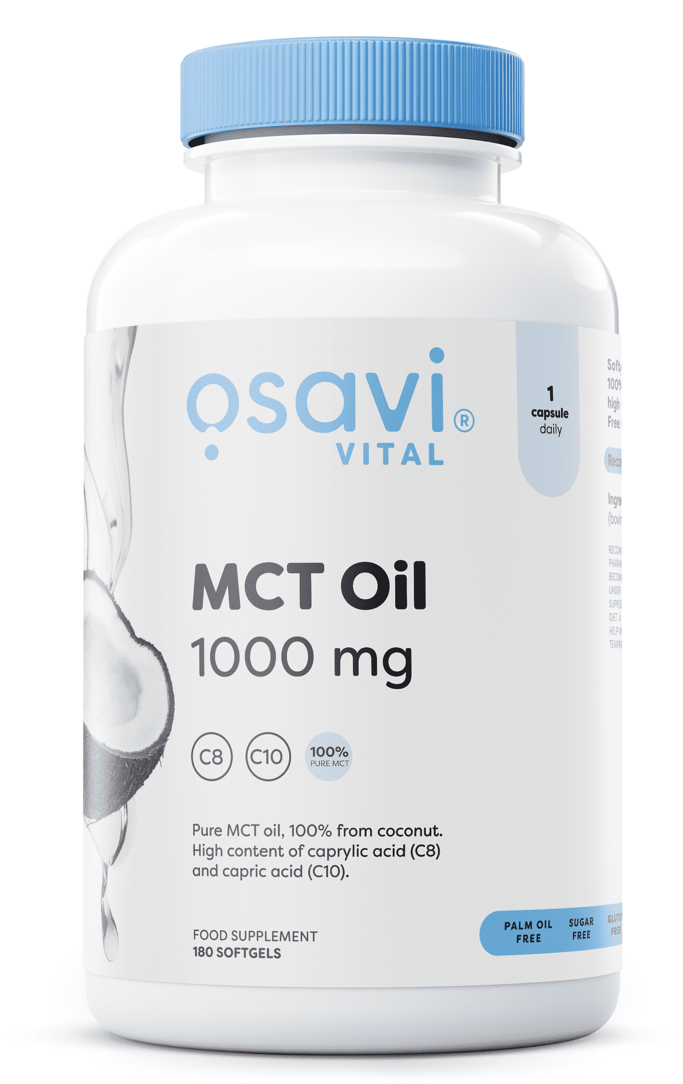 Osavi MCT Oil, 1000mg - 180 softgels