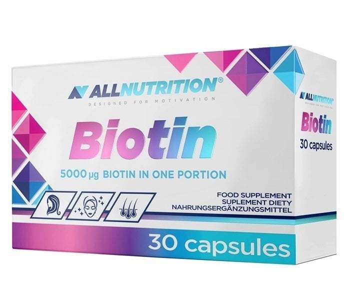 Allnutrition Biotin, 5000mcg - 30 caps