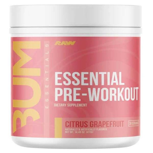 Raw Nutrition CBUM Essential Pre-Workout, Citrus Grapefruit - 411 grams