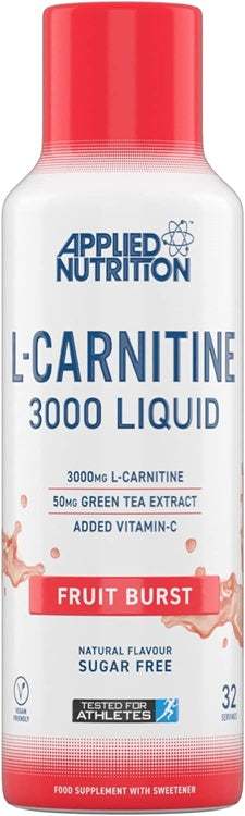 Applied Nutrition L-Carnitine Liquid 3000, Fruit Burst - 480 ml.