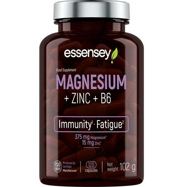 Essensey Magnesium + Zinc + B6 - 120 caps