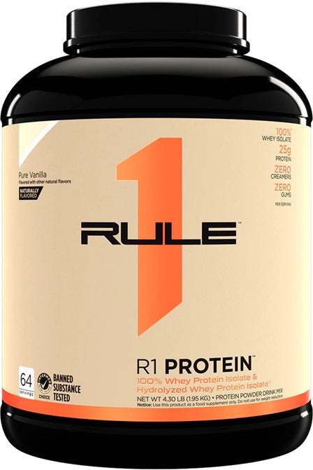 Rule One R1 Protein Naturally Flavored, Pure Vanilla - 1950 grams