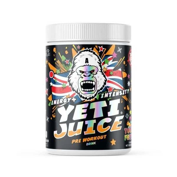 Gorillalpha Yeti Juice, Tooty Fruity - 480 grams