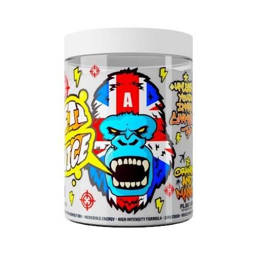 Gorillalpha Yeti Juice, Orange & Mango - 480 grams