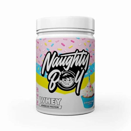 Naughty Boy Advanced Whey, Birthday Cake - 900 grams