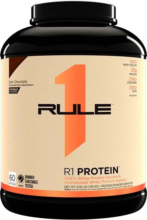 Rule One R1 Protein Naturally Flavored, Dark Chocolate - 1950 grams