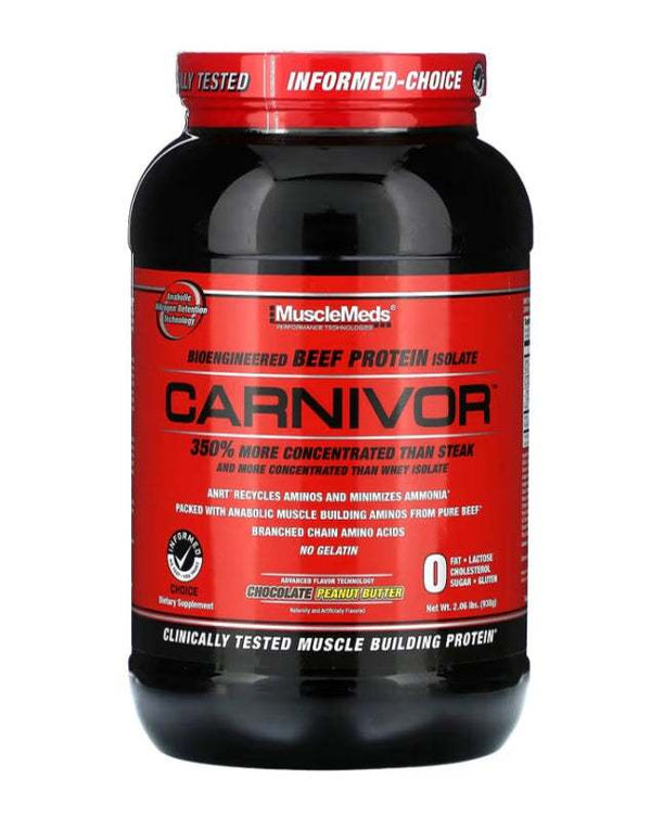 MuscleMeds Carnivor, Chocolate Peanut Butter - 938 grams