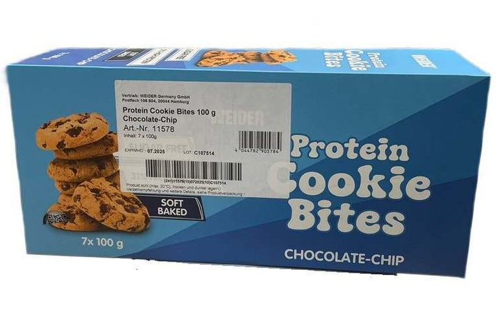 Weider Protein Cookie Bites, Chocolate Chip - 7 x 100g