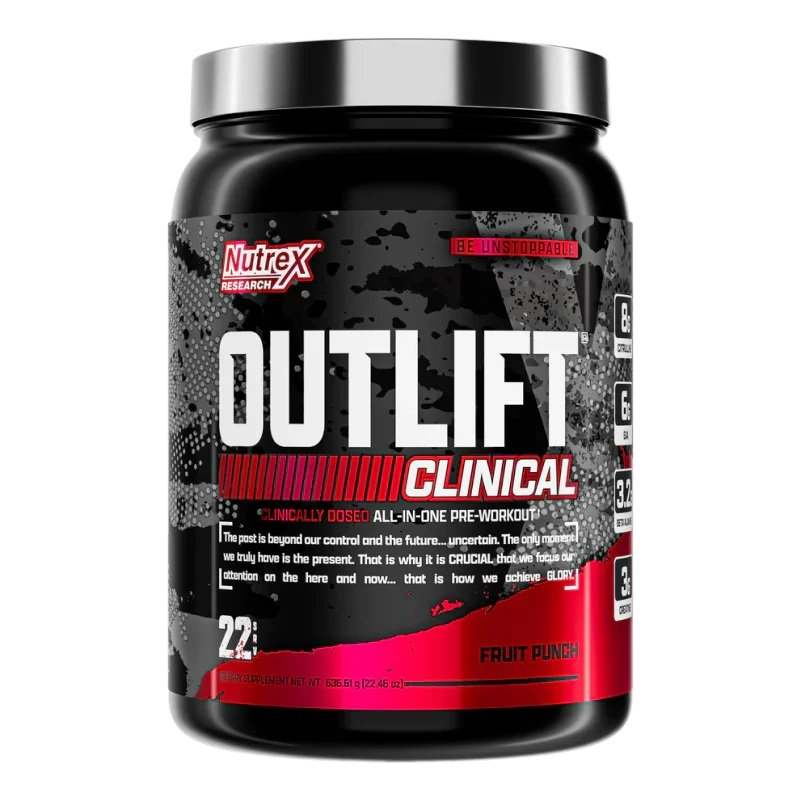 Nutrex OutLift Clinical, Fruit Punch - 636 grams