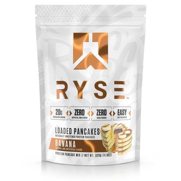 RYSE Loaded Protein Pancakes, Banana - 329 grams