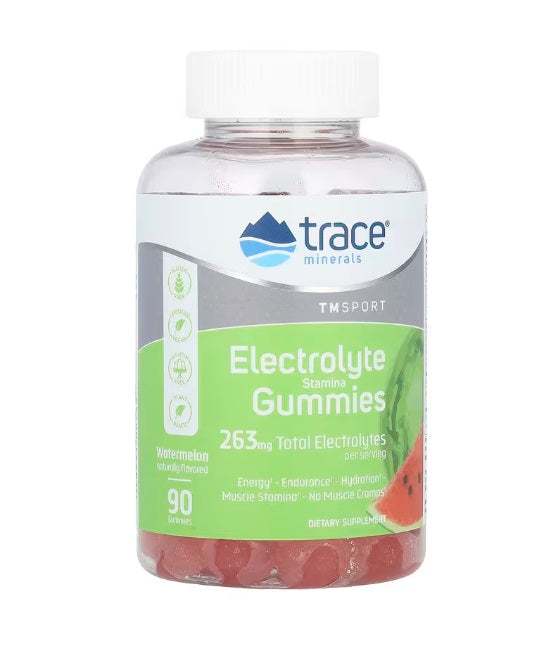 Trace Minerals Electrolyte Stamina Gummies, Watermelon - 90 gummies