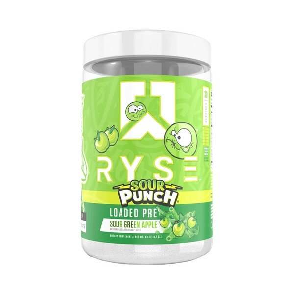 RYSE Loaded Pre, Sour Green Apple - 474 grams