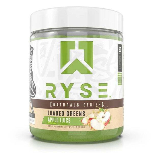 RYSE Loaded Greens - Natural Series, Apple Juice - 294 grams