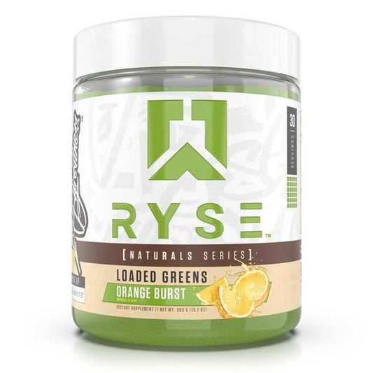 RYSE Loaded Greens - Natural Series, Orange Burst - 303 grams