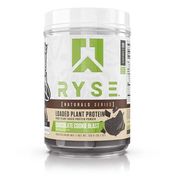 RYSE Loaded Plant Protein - Natural Series, Chocolate Cookie Blast - 728 grams