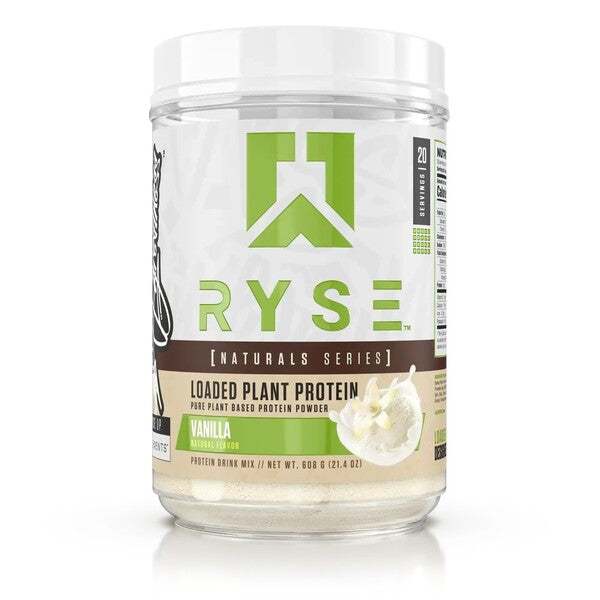 RYSE Loaded Plant Protein - Natural Series, Vanilla - 608 grams