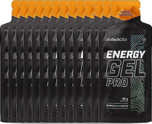 BioTechUSA Energy Gel Pro, Orange - 12 x 40g