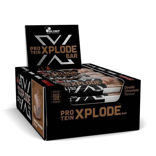 Olimp Nutrition Protein Xplode Bar, Double Chocolate - 25 x 40g