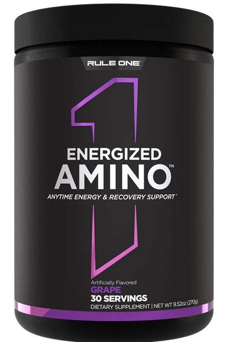 Rule One Energized Amino, Grape - 270 grams