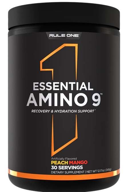 Rule One Essential Amino 9, Peach Mango (EAN 196671008404) - 345 grams