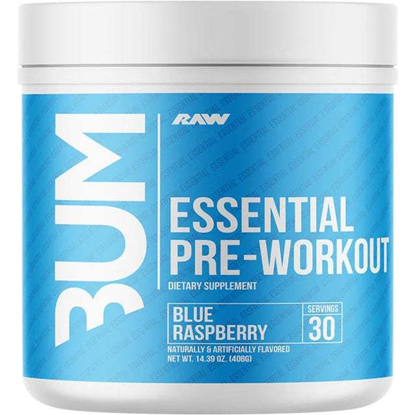 Raw Nutrition CBUM Essential Pre-Workout, Blue Raspberry - 408 grams