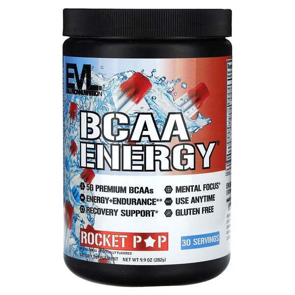 EVLution Nutrition BCAA Energy, Rocket Pop - 282 grams