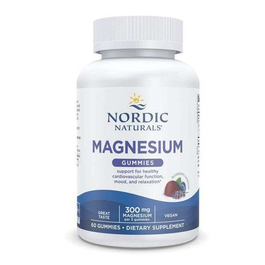 Nordic Naturals Magnesium Gummies, Blueberry Lavender - 60 gummies