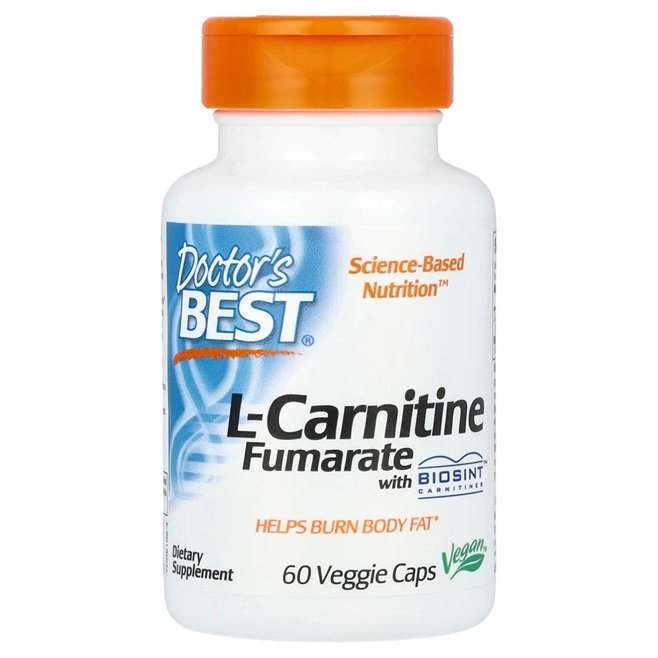 Doctor's Best L-Carnitine Fumarate with Biosint Carnitines - 60 vcaps