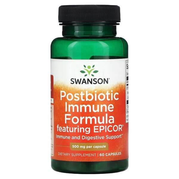 Swanson Postbiotic Immune Formula featuring EPICOR - 60 caps