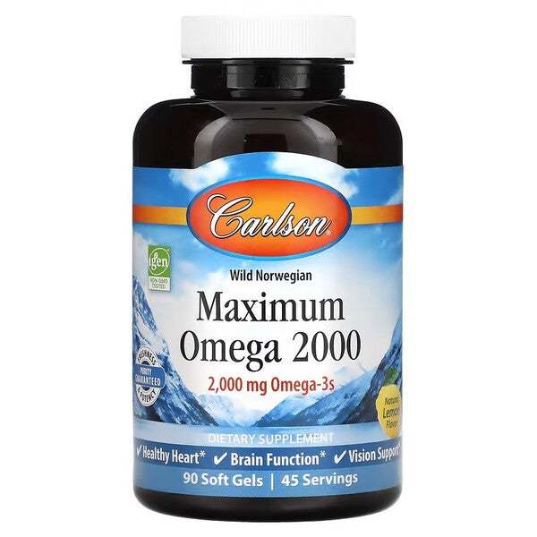 Carlson Labs Maximum Omega 2000 - 60 softgels