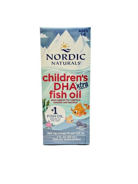 Nordic Naturals Children's DHA Xtra Fish Oil, 880mg Berry Punch (EAN 768990891267) - 60 ml.