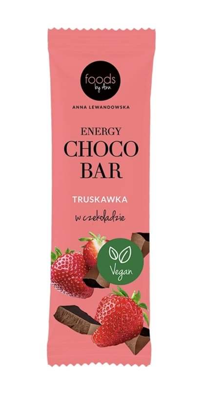 Levann Energy Choco Bar, Strawberry with Chocolate Coating - 15 x 35g