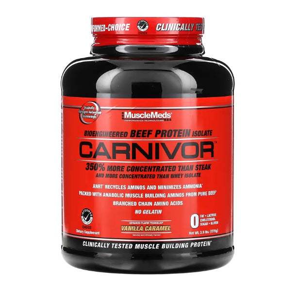 MuscleMeds Carnivor, Vanilla Caramel - 1775 grams