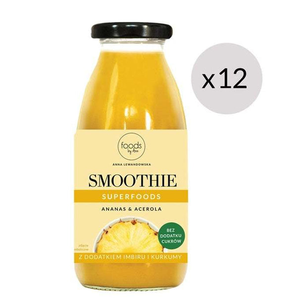 Levann Smoothie, Pineapple & Acerola - 12 x 250 ml.